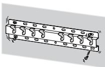 SONY KD65XD8505B - Achten Sie darauf, die Wandhalterung entsprechend den Anweisungen in dieser Bedienungsanleitung sich an der Wand zu montieren. - 1