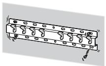 SONY KD65XD8505B - Följ anvisingarna i den har bruksanvisingen noga sa att monteringen av vaggfastet uppfyller sakerhetskraven. - 1