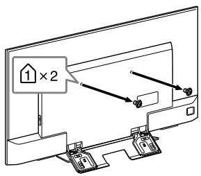 SONY KD65XD8505B - Vorbereitung der Montagedes Fernsehgeräts - 2