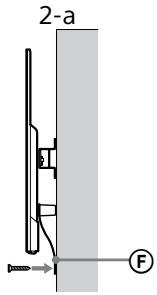 SONY KD65XD8505B - Maintien en place du dessous du téléviseur. - 1