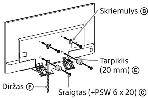SONY KD65XD8505B - Pastaba - 2