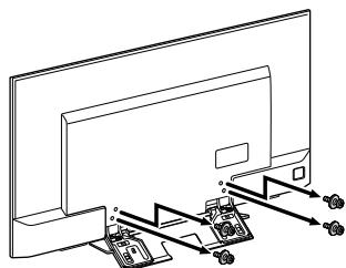 SONY KD65XD8505B - Atvienojiet no televizora galda stativu. - 1