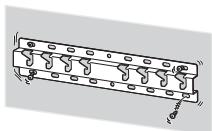 SONY KD65XD8505B - Leun nicht op en hang nicht aan de tv. - 1
