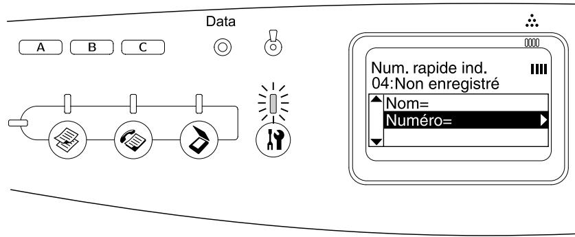 EPSON ACULASER CX21NFC - Pour la numérotation rapide - 2