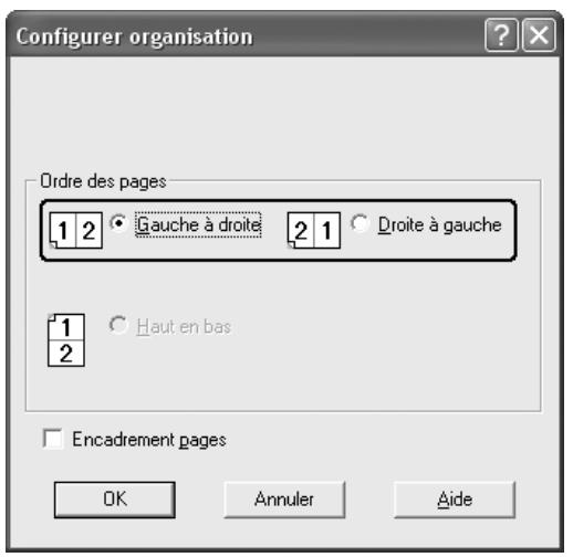 EPSON ACULASER CX21NFC - Modification de l'organisation d'une impression - 2