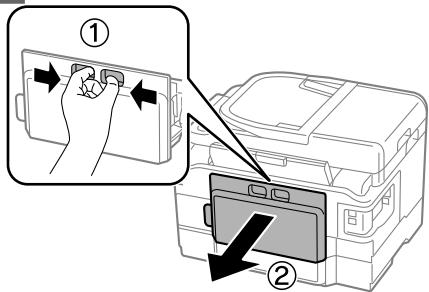 EPSON WORKFORCE WF-3540DTWF - Removing jammed paper from the rear cover - 1