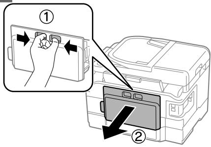 EPSON WORKFORCE WF-3540DTWF - Vastgelopen papier verwijderenuit het achterdeksel - 2