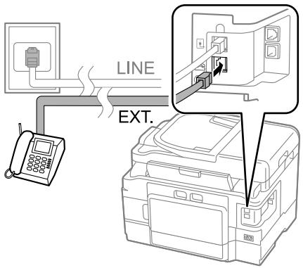 EPSON WORKFORCE WF-3540DTWF - Lijn delen met telefoontoestel - 3