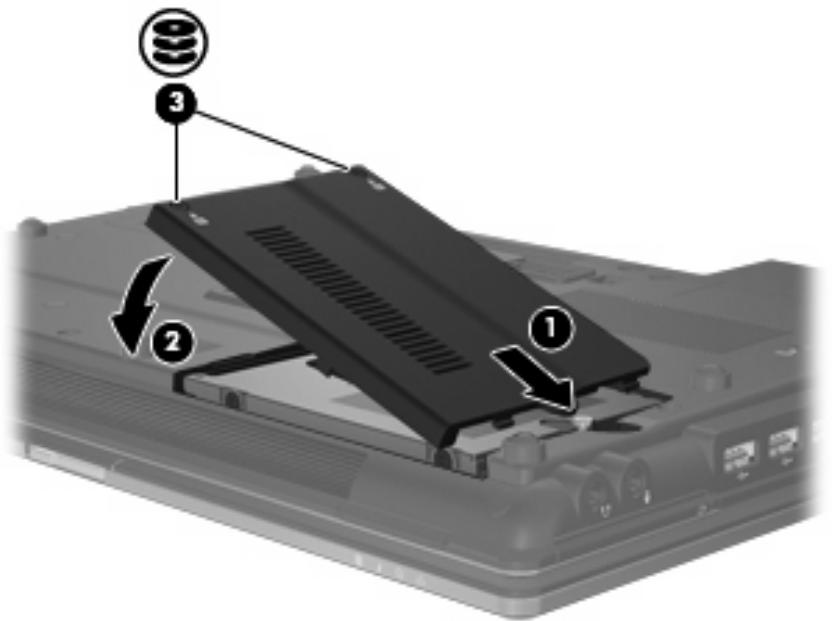 HP PROBOOK 470 G3 - Réinstallation du disque dur dans le compartiment du disque dur - 4