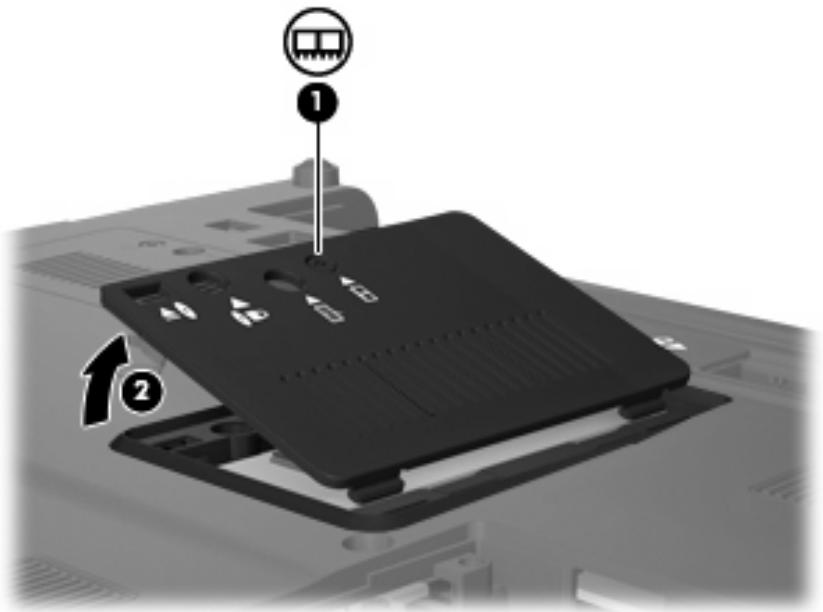 HP PROBOOK 470 G3 - Ajout ou remplacement d'un module mémoire dans le connecteur d'extension de module mémoire - 1