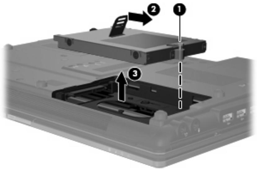 HP PROBOOK 470 G3 - Réinstallation du disque dur dans le compartiment du disque dur - 2