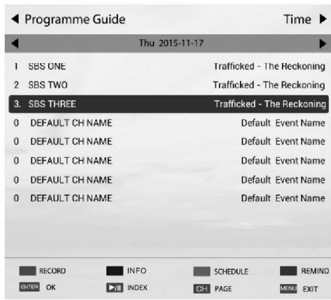 BRANDT B4300UHD - EPG (guide électronique des programmes) - 1