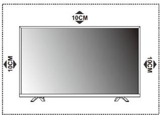 BRANDT B4300UHD - Positionner le téléviseur - 1
