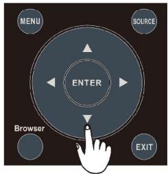 BRANDT B4300UHD - Utiliser les menus - 1