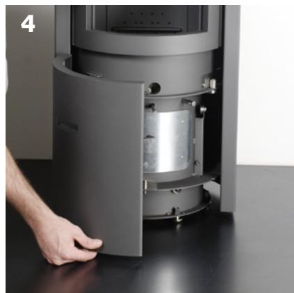 STUV 30-COMPACT - Ouverture du portillon cendrier - 2