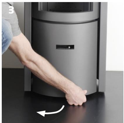 STUV 30-COMPACT - Ouverture du portillon cendrier - 1