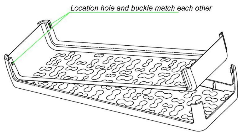BRANDT RAC 2X4MG - b) Assembling the upper part - 3