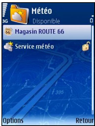 ROUTE 66 MOBILE 8 - Localiser les services météo - 1