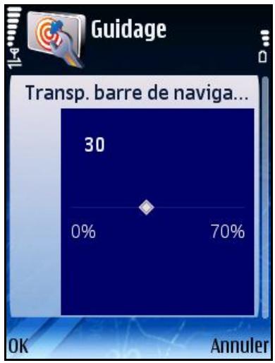 ROUTE 66 MOBILE 8 - Transparence de la barre de navigation - 1