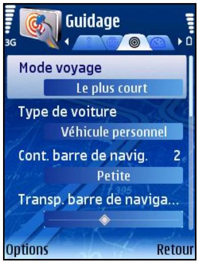 ROUTE 66 MOBILE 8 - Paramètres: navigation - 1