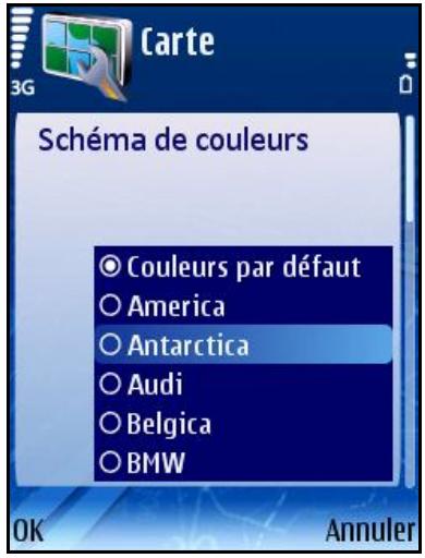 ROUTE 66 MOBILE 8 - Agencement des couleurs - 1