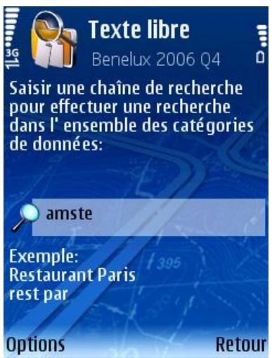 ROUTE 66 MOBILE 8 - Recherche - texte libre [* S60] - 1
