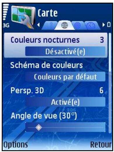 ROUTE 66 MOBILE 8 - Paramètres: carte - 1