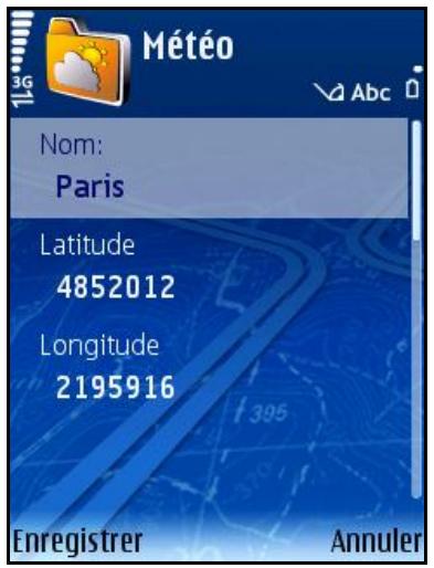ROUTE 66 MOBILE 8 - Ajouter une ville (ville favorite) [* S60] - 1