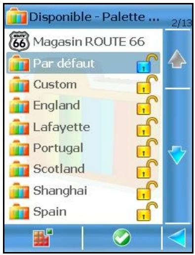 ROUTE 66 MOBILE 8 - Changer le schéma de couleurs actuel - 2