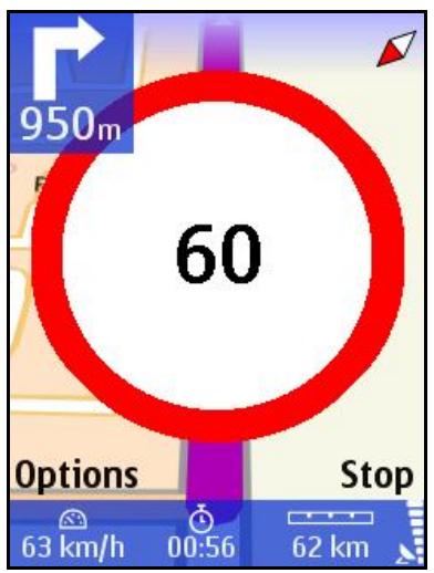 ROUTE 66 MOBILE 8 - Alarme de vitesse - 1