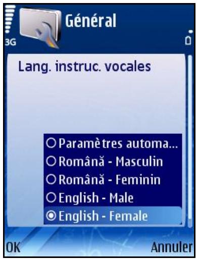 ROUTE 66 MOBILE 8 - Langue des instructions vocales - 1