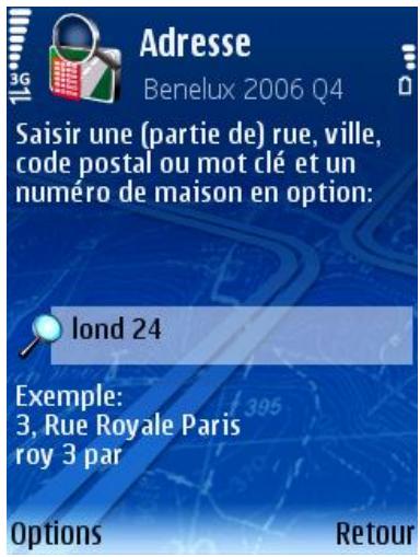 ROUTE 66 MOBILE 8 - Recherche - adresse - 1