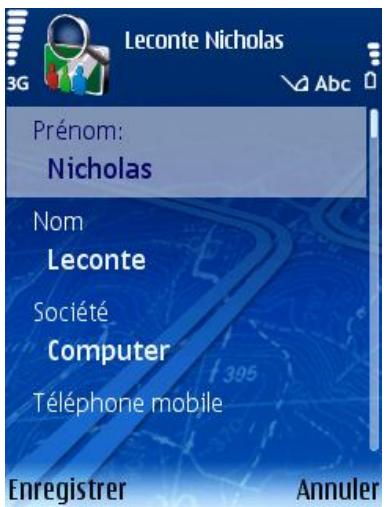 ROUTE 66 MOBILE 8 - Modificateur de contacts [* S60] - 1