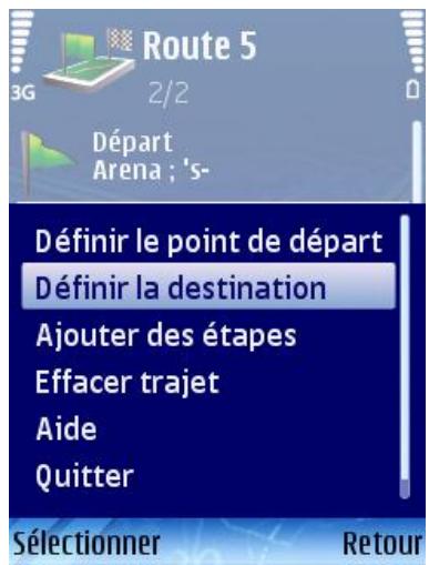 ROUTE 66 MOBILE 8 - Définir la destination - 1