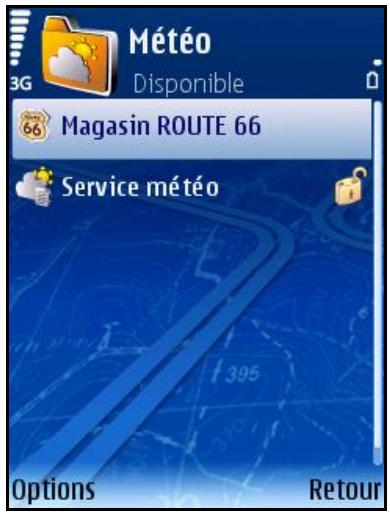 ROUTE 66 MOBILE 8 - Ouvrir l'offre météo - 1