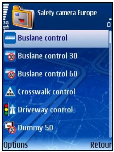 ROUTE 66 MOBILE 8 - Sélectionner et ouvrir catégorie - 1