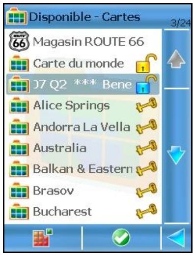 ROUTE 66 MOBILE 8 - Modifier carte en cours - 2