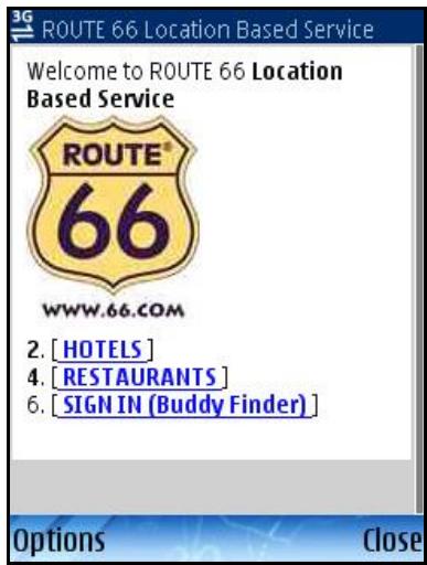 ROUTE 66 MOBILE 8 - Services locaux [* S60] - 1
