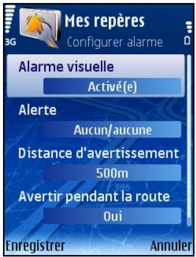 ROUTE 66 MOBILE 8 - Configurer l'alarme - 1