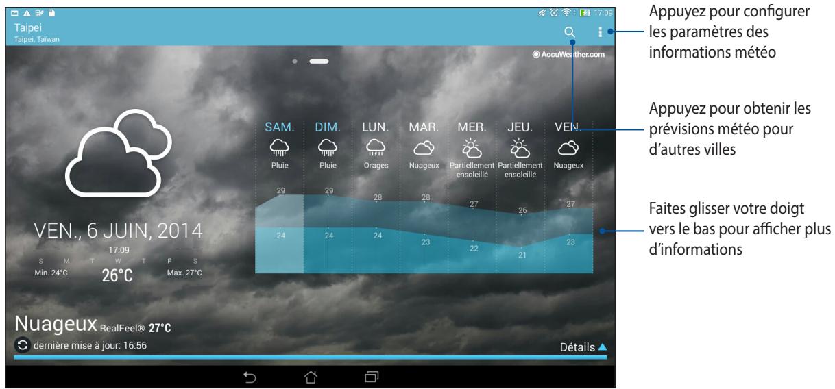 ASUS TRANSFORMER PAD TF103C-1B010A - Méteo - 2
