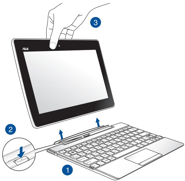 ASUS TRANSFORMER PAD TF103C-1B010A - Detacher la tablette - 1