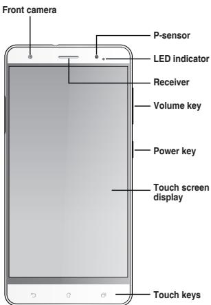 ASUS ZENFONE 3 ZOOM ZE553KL - Front features - 1