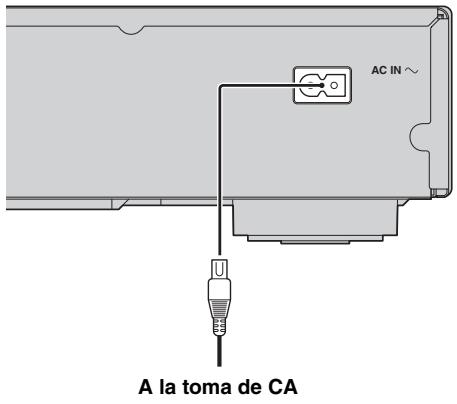 YAMAHA BD-S677 NOIR - Conexión del cable de alimentación - 1