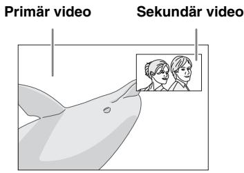 YAMAHA BD-S677 NOIR - ■ Använda bild-i-bild-funktionen (upspelning av sekundär ljud/video) - 1