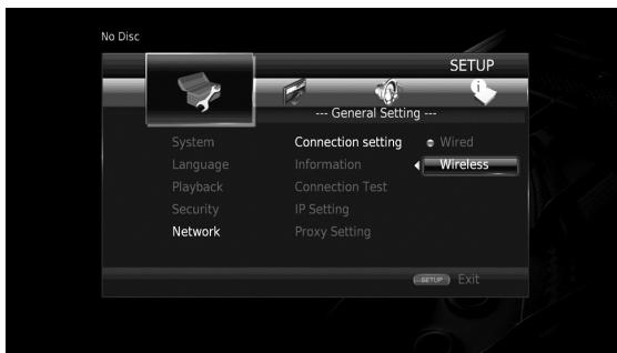 YAMAHA BD-S677 NOIR - Draadloze verbinding instellen - 1