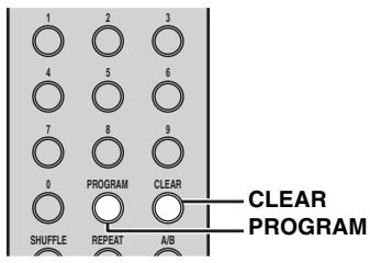 YAMAHA CD-N500 - Press PROGRAM on the remote control while playback is stopped. - 1