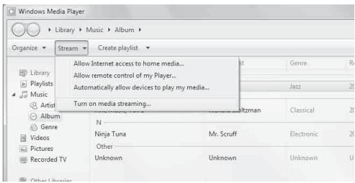 YAMAHA CD-N500 - When using Windows Media Player 12 (on Windows 7) - 1