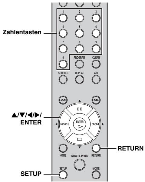 YAMAHA CD-N500 - Bedienung über die Fernbedienung - 1