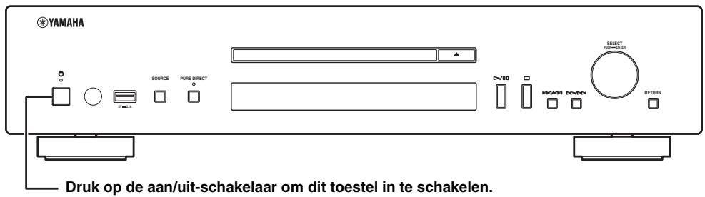 YAMAHA CD-N500 - Inschakelen van dit toestel - 1