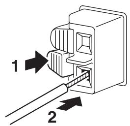 YAMAHA R-S300 - Conexión del cable de la antenna de cuadro de AM - 1